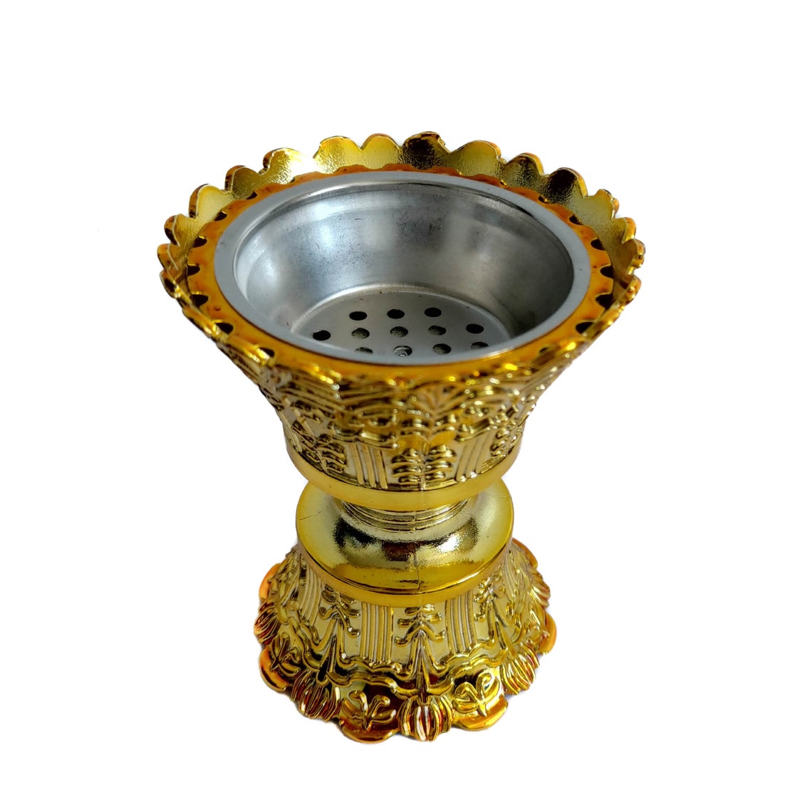 Bakhoor Incense Burner Mabkhara Cup Gold & Silver Etsy