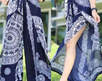 Thai Hose/ Haremshose Frauen Mandala Print/ Yoga Hose/ Boho Hose Hippie Hose/ Boho Pumphose