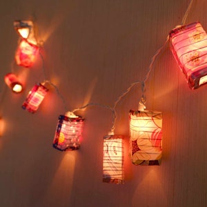 String Lights Japanese Lanterns Lights Fairy string Lights Lanterns Lamp for wedding party decoration, fairy lights, string lights