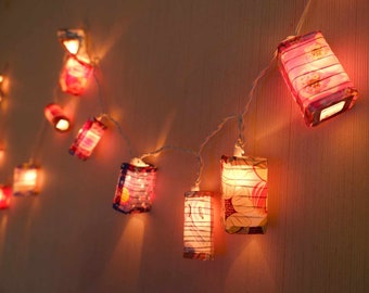 String Lights Japanese Lanterns Lights Fairy string Lights Lanterns Lamp for wedding party decoration, fairy lights, string lights