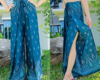 Pantaloni Harem Donne Mandala Stampa Pantaloni Yoga / Pantaloni Boho Pantaloni Hippie Pantaloni Tailandesi Festival / Pantaloni Baggy Boho / Pantaloni Meditazione / Pantaloni Spiaggia