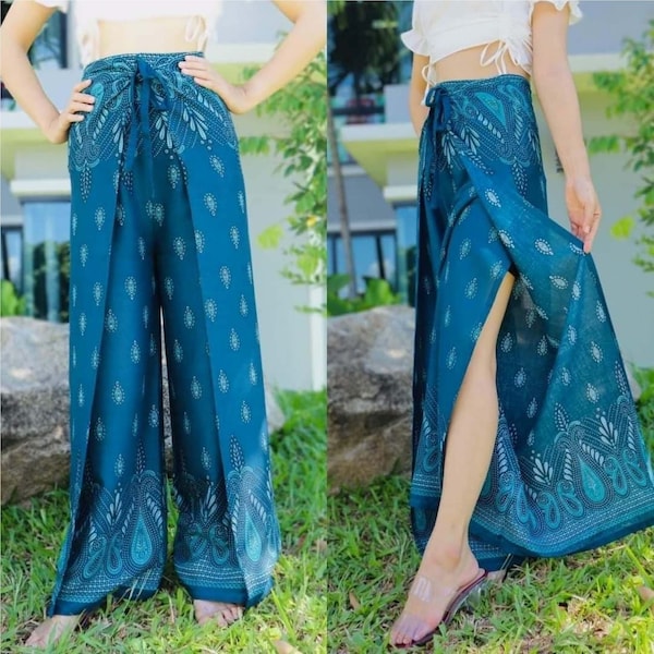 Haremshose Frauen Mandala Print Yoga Hose / Boho Hose Hippie Hose Thai Hose Festival / Baggy Boho Hose / Meditation Hose / Strand Hose