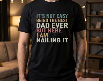 Best Dad Ever T-Shirt: Vatertags-T-Shirt, lustiges Herren-Shirt