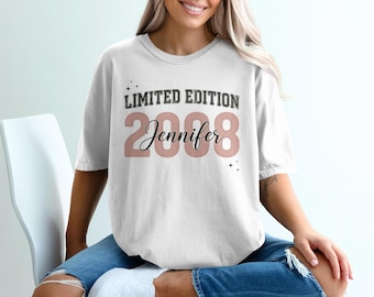 Limited Edition T-Shirt: Custom Year Name, Birthday T-Shirt, Personalized