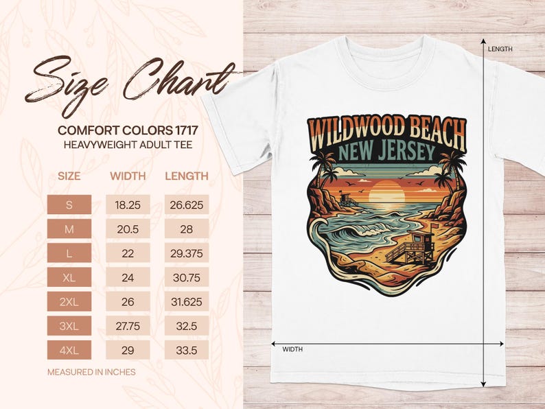 Wildwood Beach New Jersey T-shirt, Vintage Sunset Graphic Tee, Coastal Beachwear, Summer Vacation Shirt, Unisex Fit