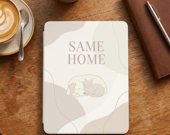 Funda Kindle personalizada: Diseño de mascota personalizable, arte de perros y gatos, accesorio para amantes de la lectura