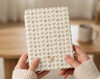 Custodia personalizzata per Kindle di 12a generazione, custodia protettiva con motivo a gatti, custodia per dispositivo di lettura, opzione foto gattino