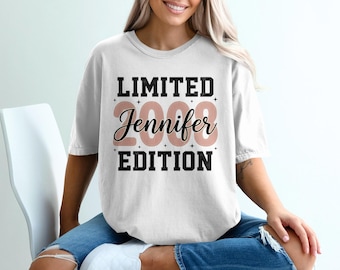 Limited Edition T-Shirt: Personalized Name and Year, Stylish, Durable Apparel