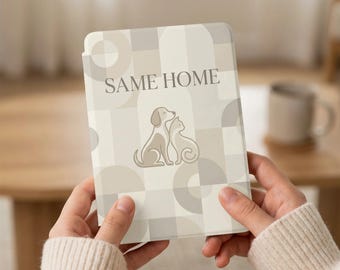Funda para Kindle de 7'': Tema personalizado de animales de compañía, portada personalizada con el retrato y texto de tu mascota.