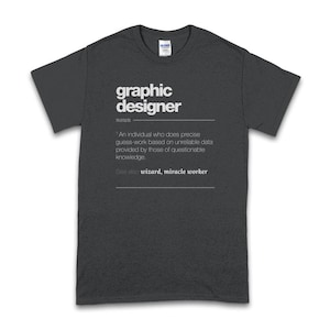 Graphic Designer Definition T-Shirt - Funny Job Gift Tee