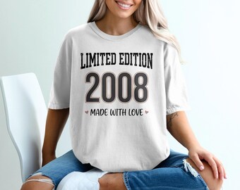 Limited Edition T-Shirt: Customizable Name, Year, Anniversary, Birthday, Personalized
