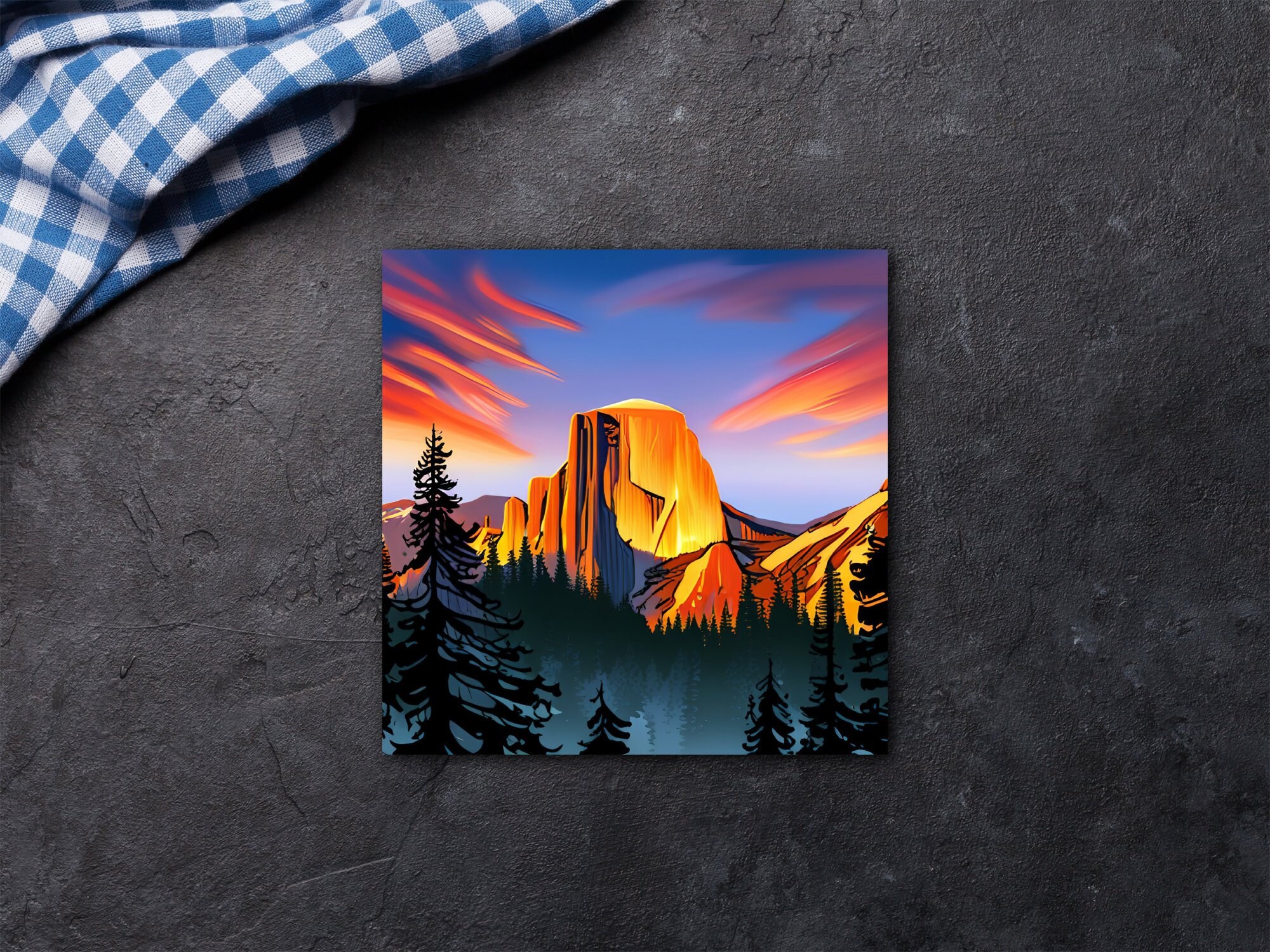 Yosemite National Park Half Dome sticker, Yosemite Decal, Yosemite car decal, Yosemite National Park Sticker