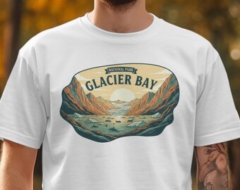 Glacier Bay National Park T-Shirt: Alaska, Landscape, Unisex Comfort Colors