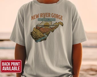 New River Gorge T-Shirt: National Park Design, West Virginia, Outdoors