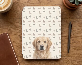 Copertina Kindle 7'': motivo con cane, grafica personalizzata per animali domestici, design unico, foto personalizzata di cane