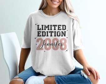 Limited Edition T-Shirt: Customizable Year Name, Birthday Gift, Unique