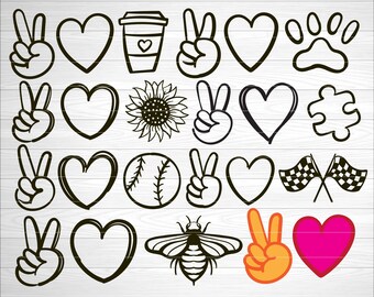 Download Peace Love Svg Etsy