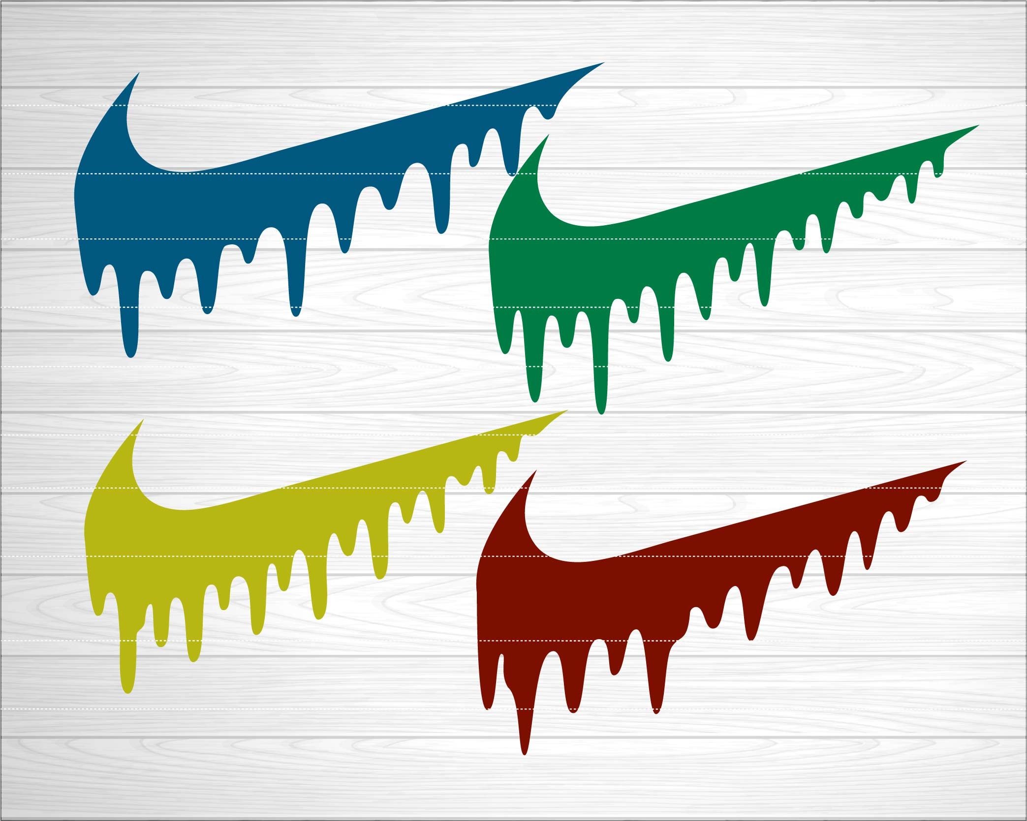 Nike SVG Nike Drip Nike Logo PNG Silhouette Clipart SVG | Etsy