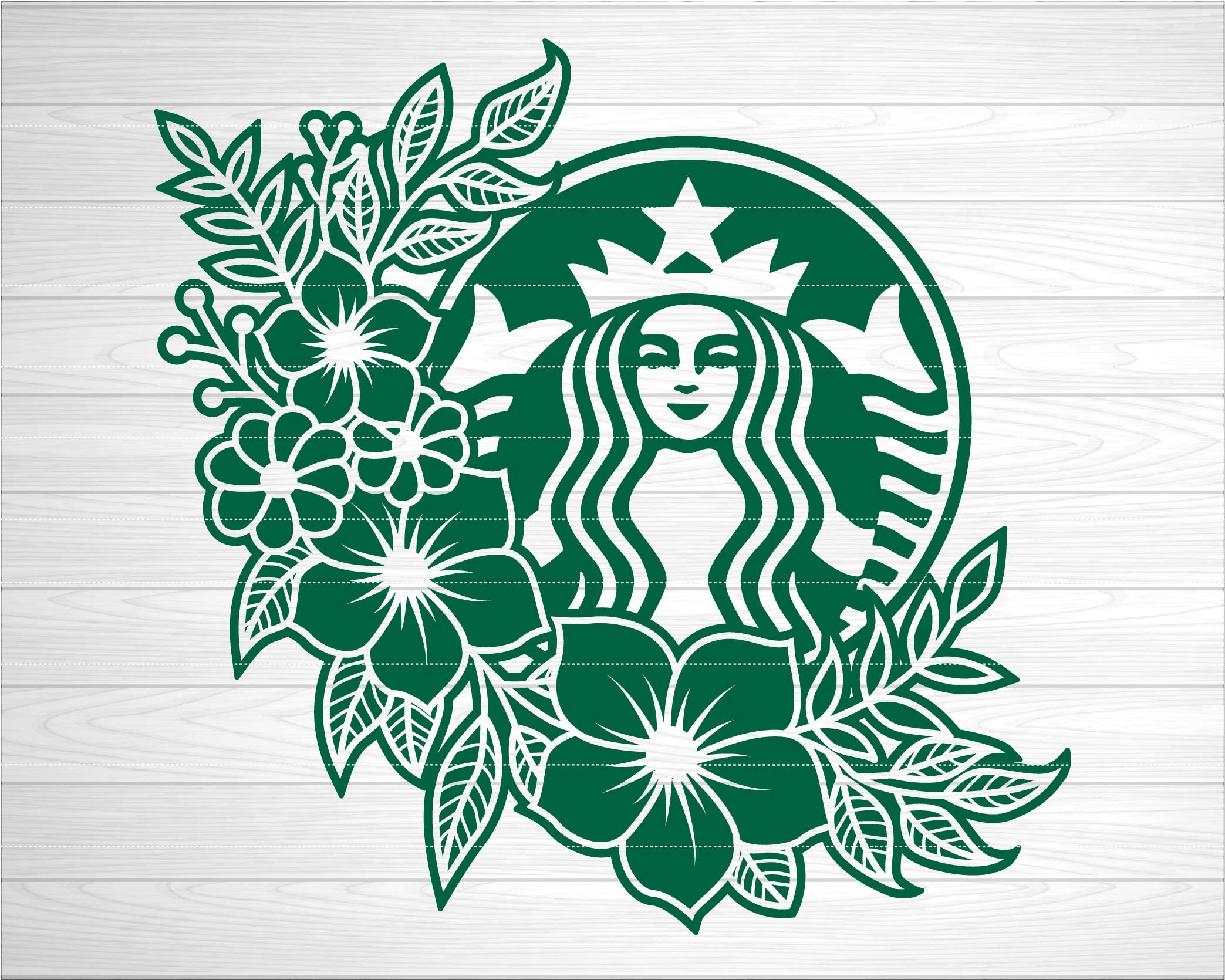 Free Free 319 Starbucks Circle Flower Svg SVG PNG EPS DXF File