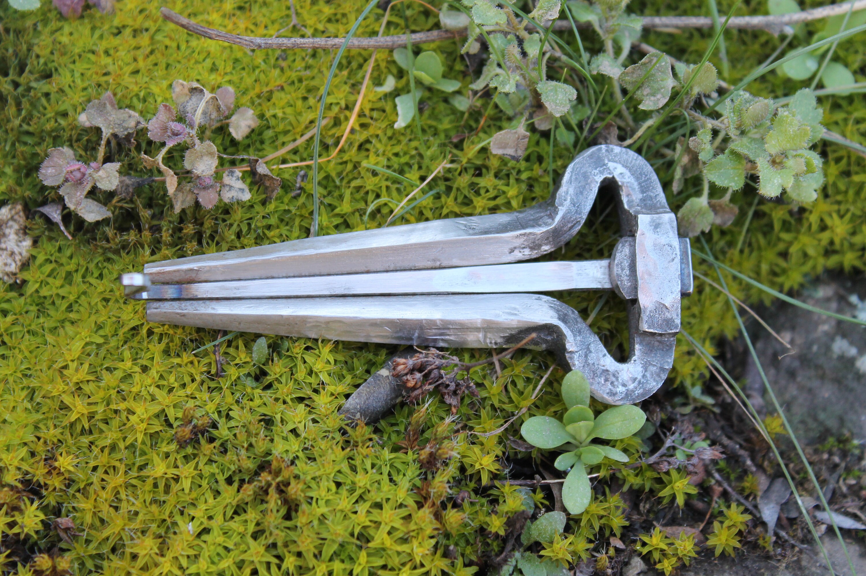 Mouth Harp model “Trishula” with Wood Case, A key / Jew’s harp