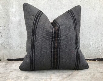 Lisa Harrison on Etsy Tribal Pillow Sham Jumbo Aztec Black