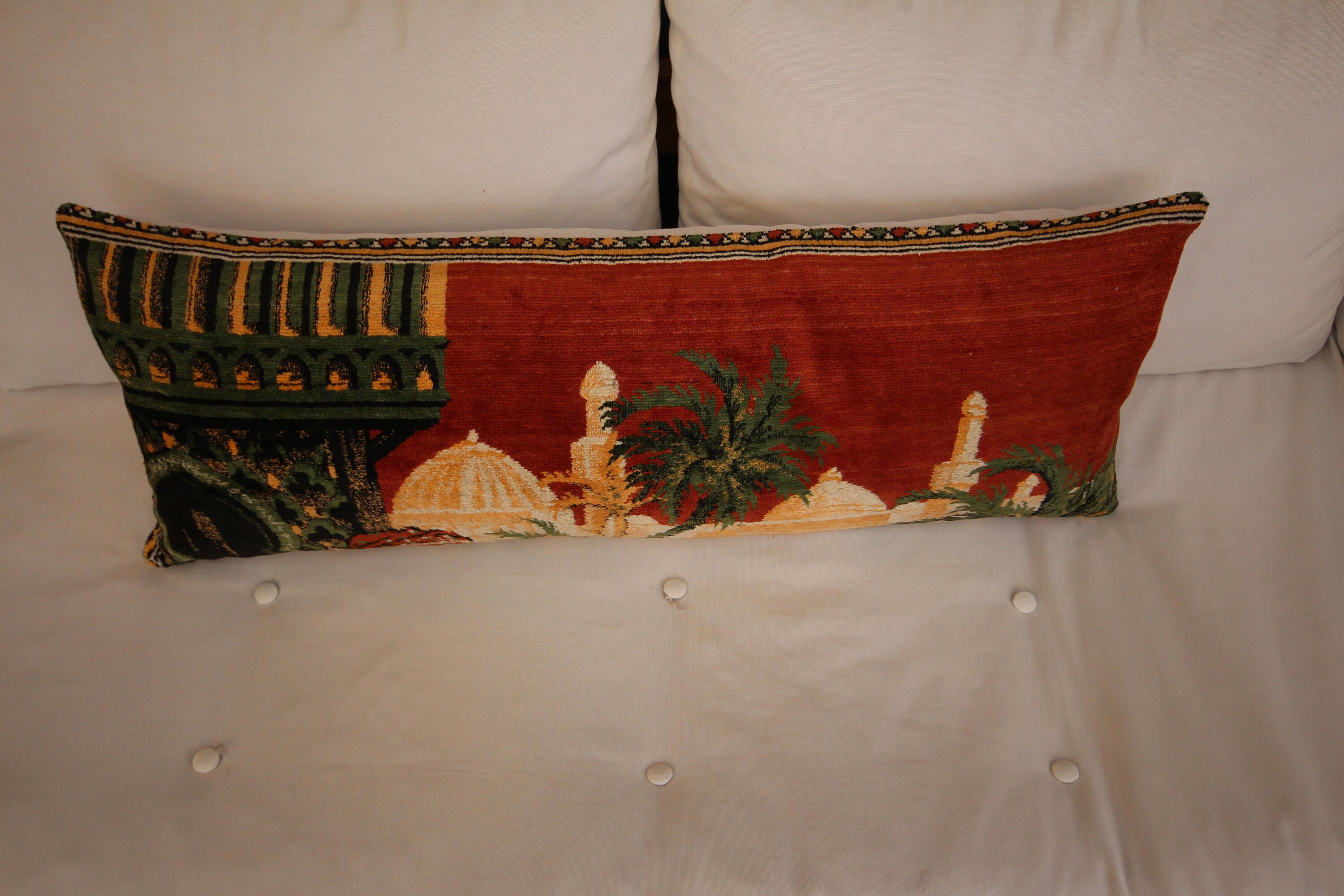 Red Bolster Pillow Covers 14x36 Red Lumbar Pillow for Sofa Etsy UK