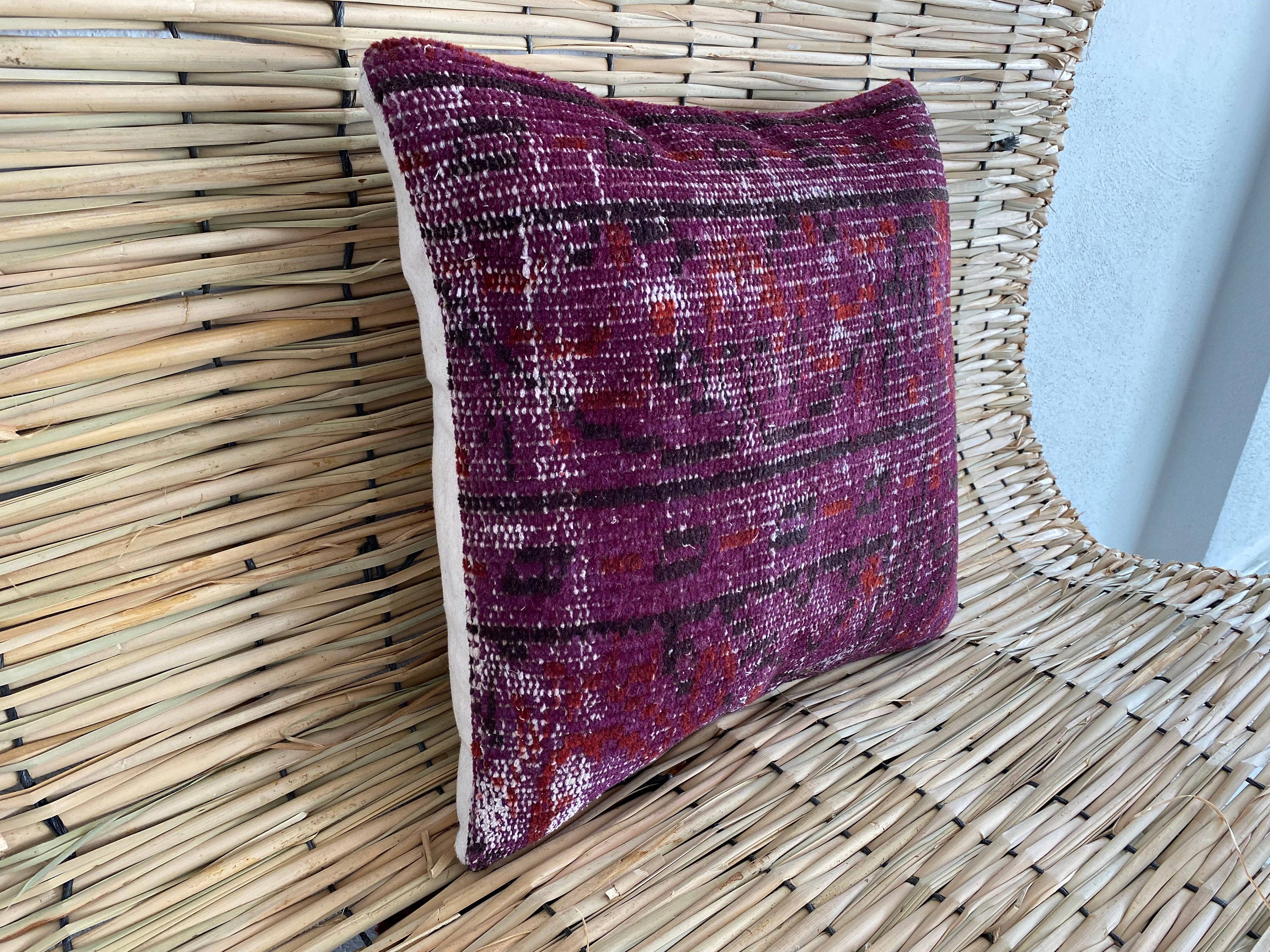 Couch Throw Pillows 20x20 Large Kilim Pillow Covers Boho Etsy
