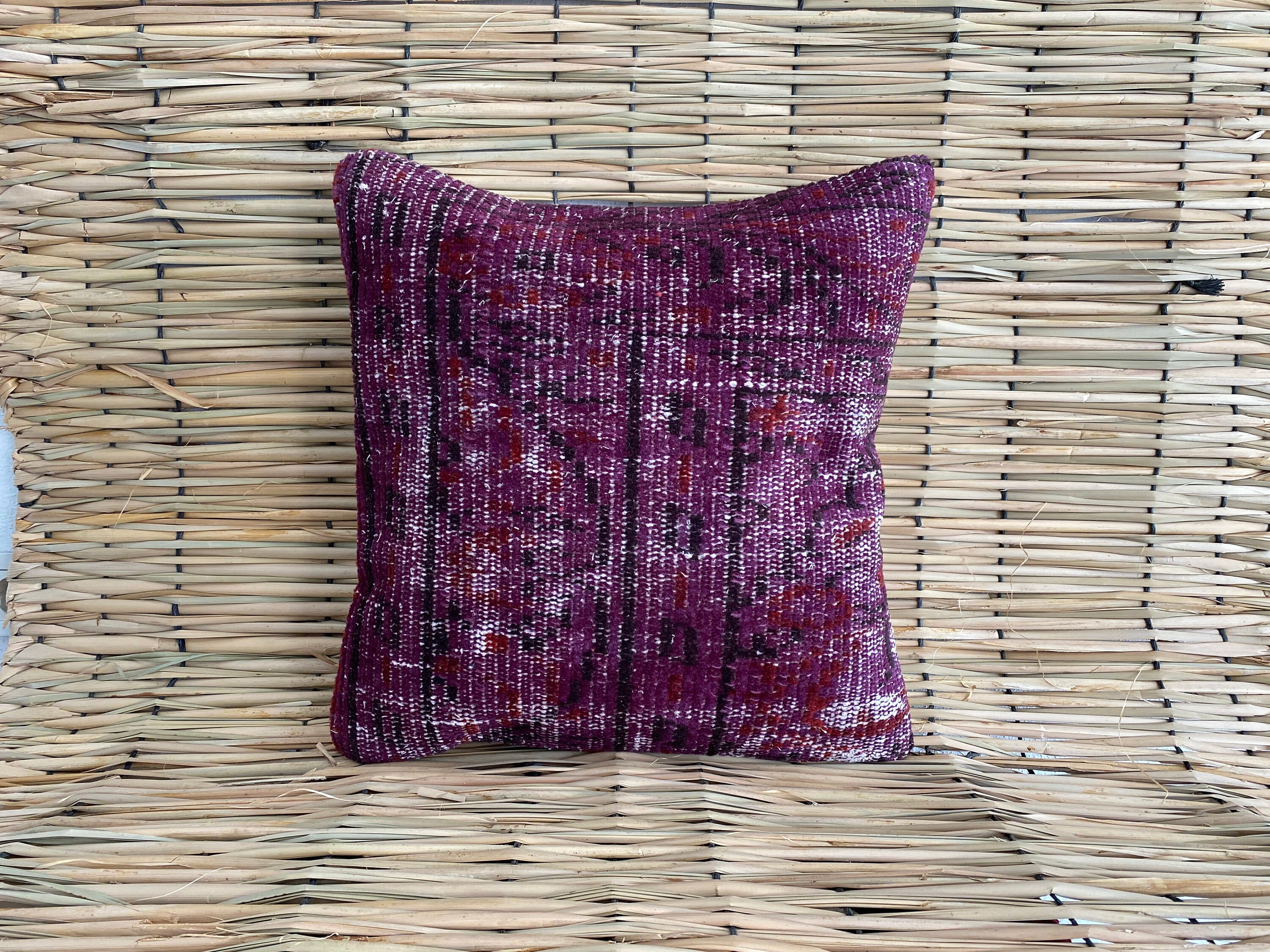 Couch Throw Pillows 20x20 Large Kilim Pillow Covers Boho Etsy