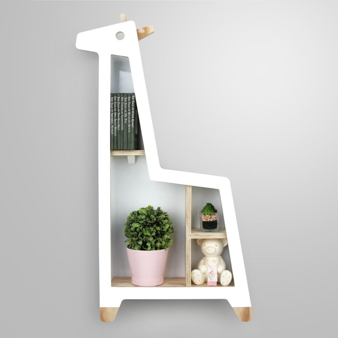 Giraffe Nursery Shelf Nursery Deco Nursery Furniture Nursery Ideas Book