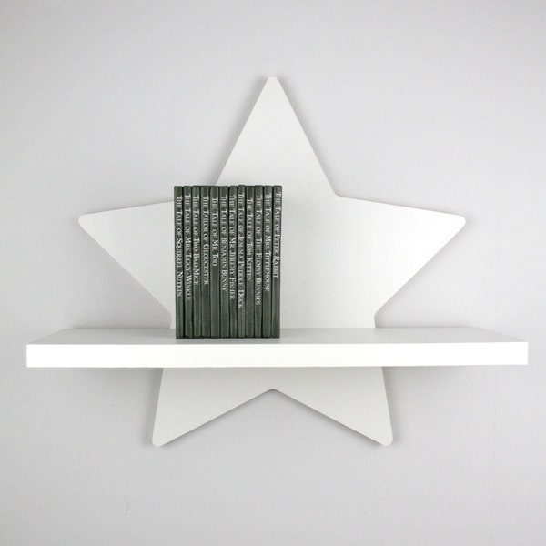 Star Nursery Shelf - Nursery Deco - Nursery Furniture - Nursery Ideas - Book Shelf - Shelves - Floating Shelves - Kids Shelves