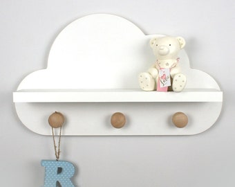 Cloud Ledge Hanger - Nursery Deco - Nursery Furniture - Nursery Ideas - Book Shelf - Shelves - Wall Shelves - Floating Shelves - Kids Shelf