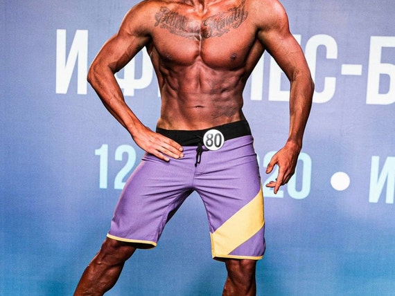 Physique competition shop shorts
