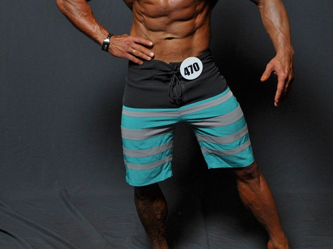 IFBB NPC WBFF Custom Made Men's Physique Shorts / Mens Physique / Boardshorts / Competition