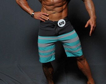 IFBB NPC WBFF Custom made Men's Physique Shorts / Mens Physique / BoardShorts / Competition Shorts / MensPhysique / Athletic Bodybuilding