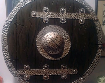 LARP/Cosplay "Wooden" Foam Shield:  Nord Shield/Viking  Shield