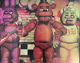 Fine Nights at Freddy&#39;s Autographed Poster