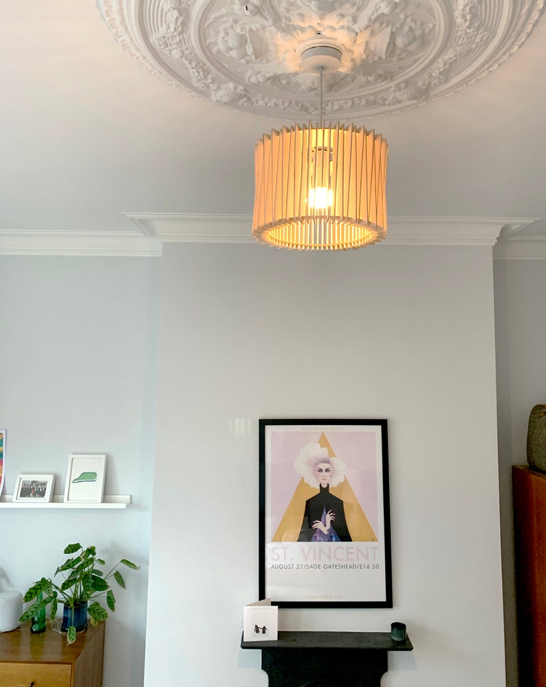 Lys Two Birch Plywood Ceiling Light /Home Lighting /Birch Etsy