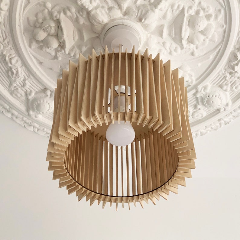 Lys Two Birch Plywood Ceiling Light /Home Lighting /Birch Etsy