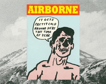 AIRBORNE // Riso Zine de Folded City