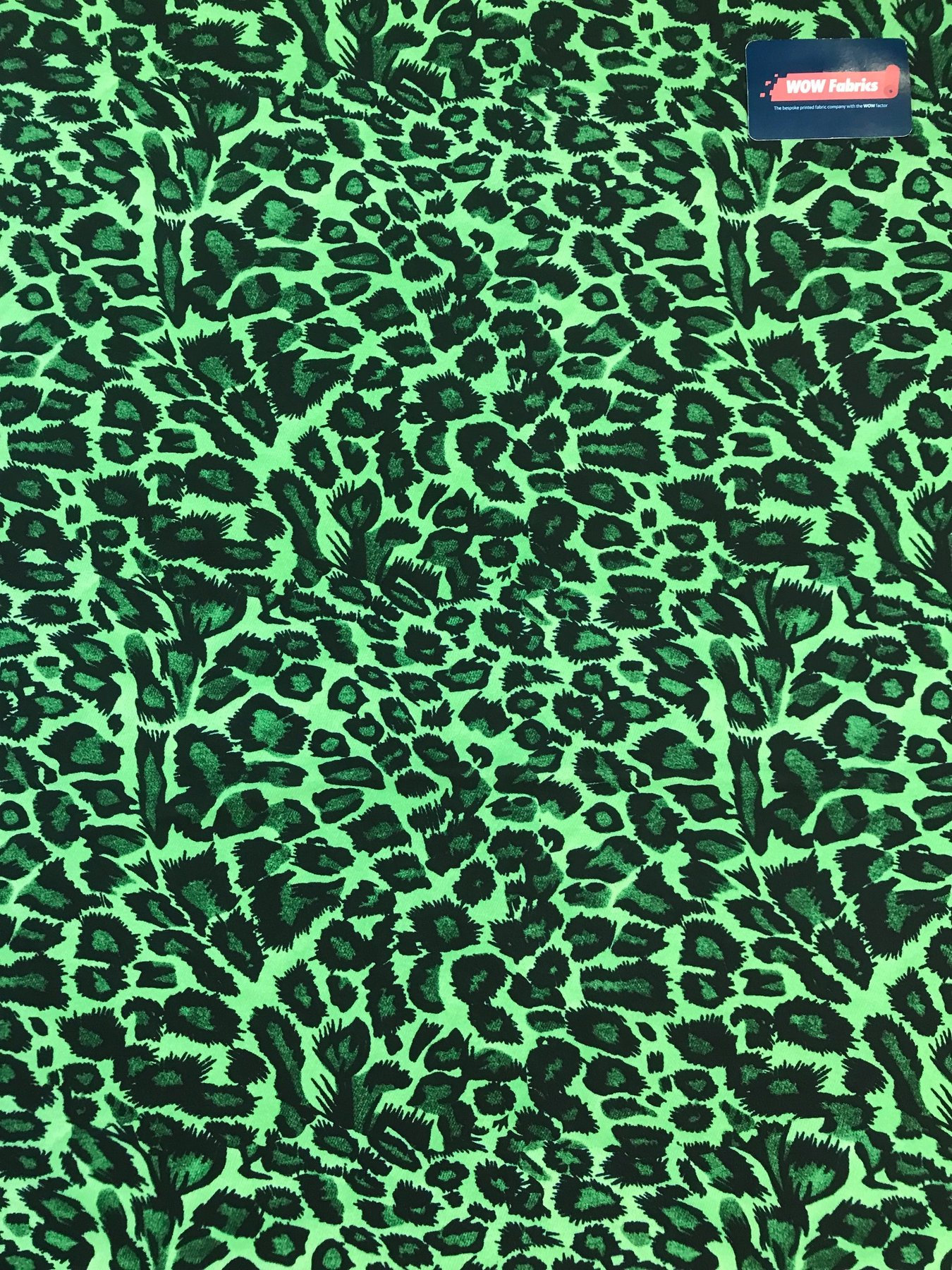 Green Leopard Print lycra velvet chiffon scuba mesh | Etsy