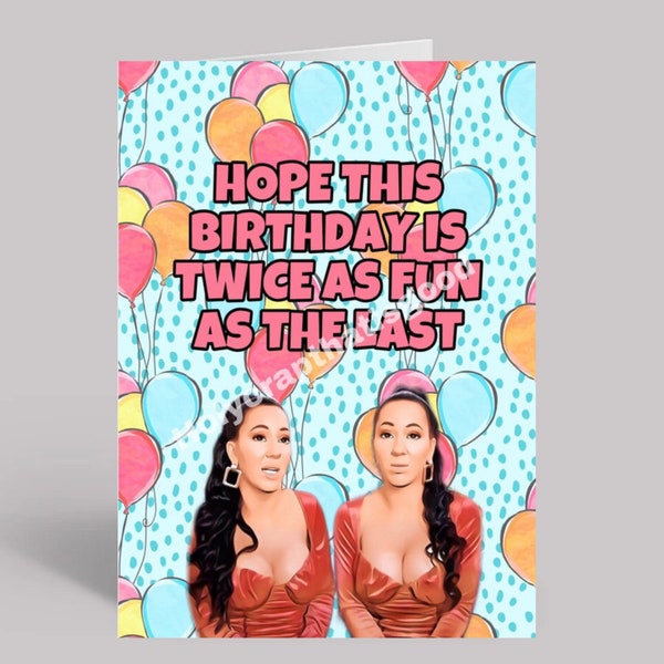 Anna Lucy Extreme Sisters Birthday Card