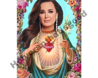 Kyle Richards for Prayer Candle. *sticker only * LVP RHOBH
