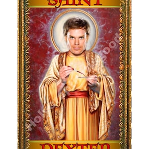 Dexter Morgan Label  for Prayer / Saint Candle. *Label Only