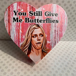 Sweet Dee Reynolds Valentine Heart  sticker can fit on Russell Stover chocolate heart box.  It’s Always Sunny in Philadelphia