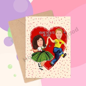 Judy Gemstone BJ.  Valentine&#39;s Day Card. Righteous Gemstones Valentine