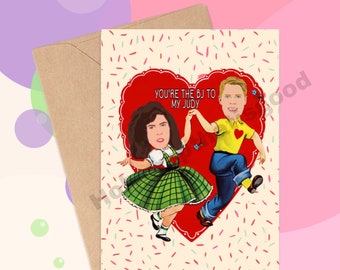 Judy Gemstone BJ.  Valentine's Day Card. Righteous Gemstones Valentine