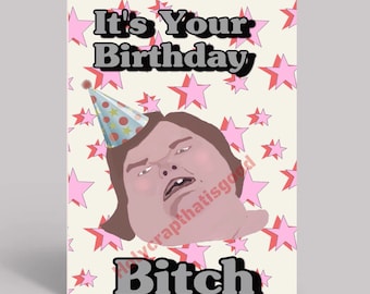 1000 lb Sisters Tammy Birthday Card. 1000lb