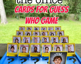 Cards for the Office Guess Who Game Great Gift Cards Only