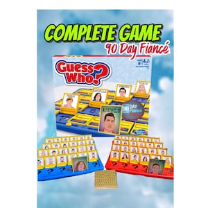 Complete 90 Day Fiance Guess Who Game Great Gift Funny