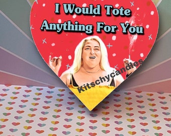 90 DAY FIANCE ANGELA Valentine sticker can fit on Russell Stover chocolate heart box.